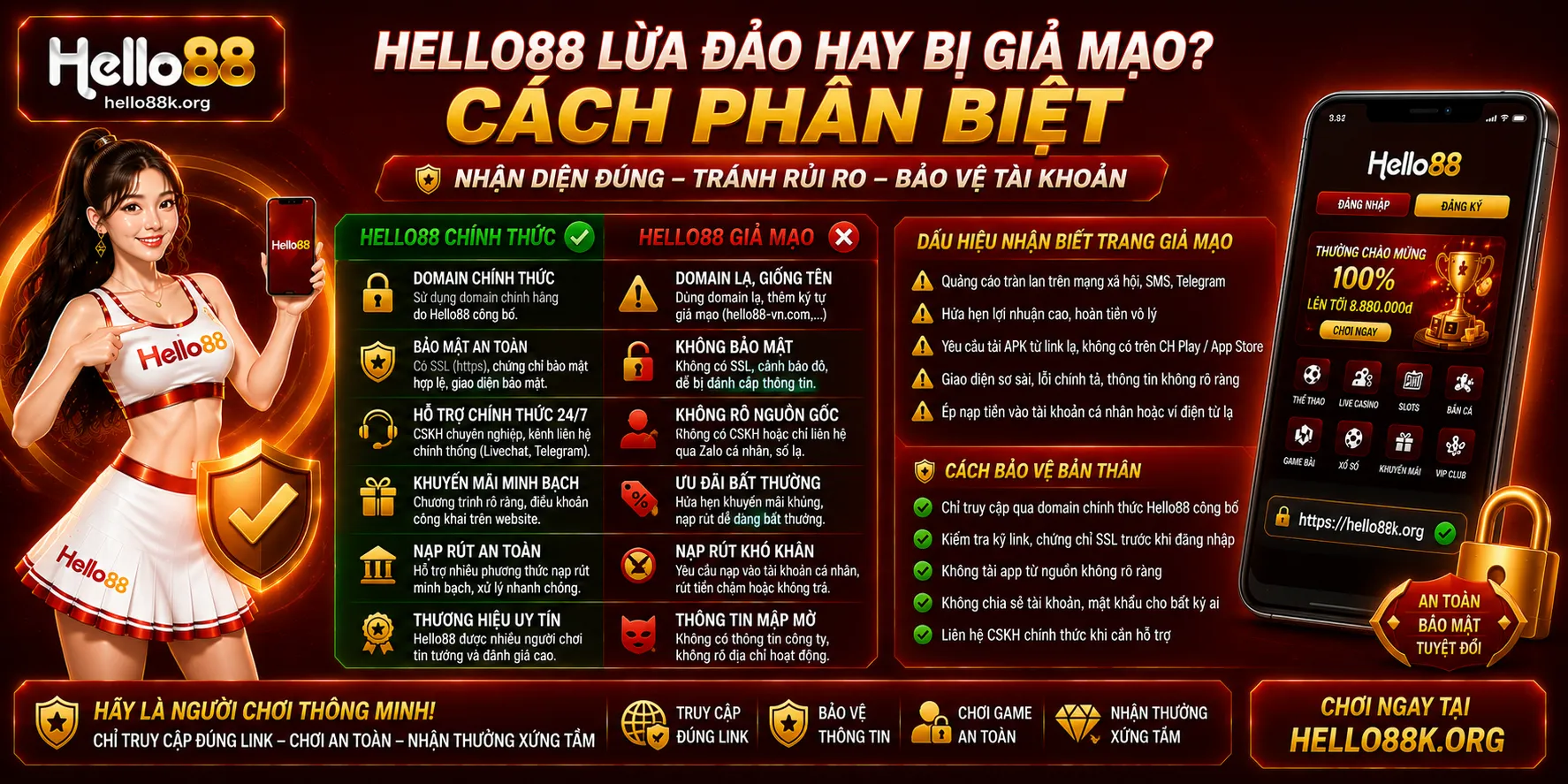 Hello88 Lừa Đảo Hay Bị Giả Mạo? Cách Phân Biệt