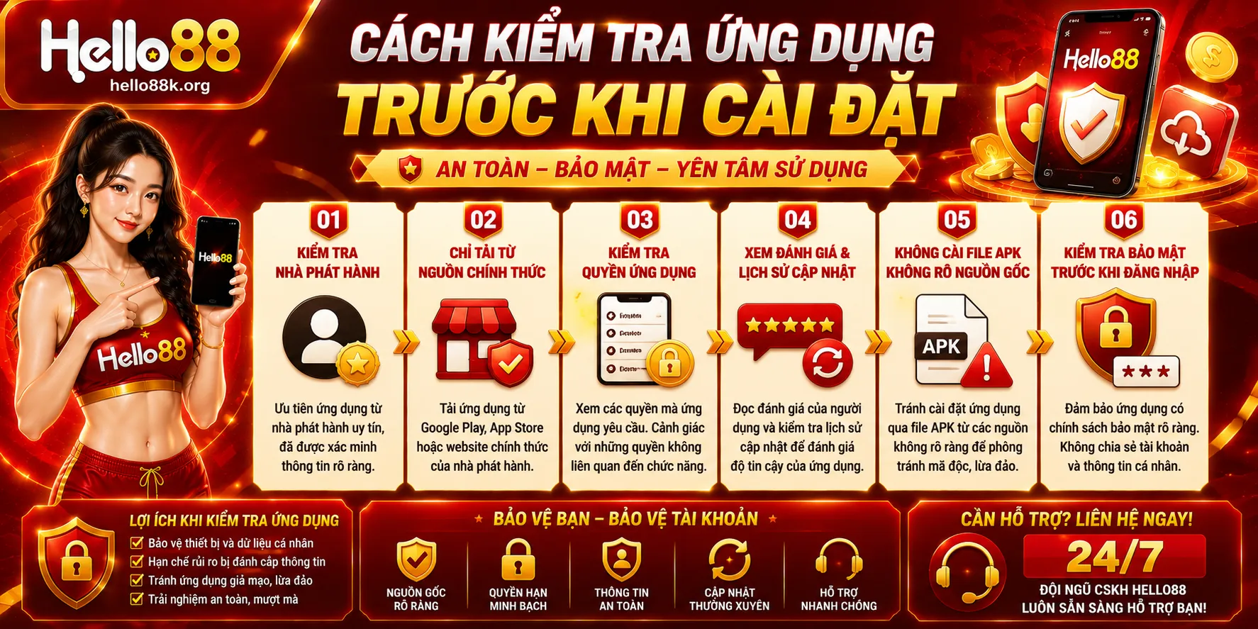Tải app Hello88 cần kiểm tra những gì trước?